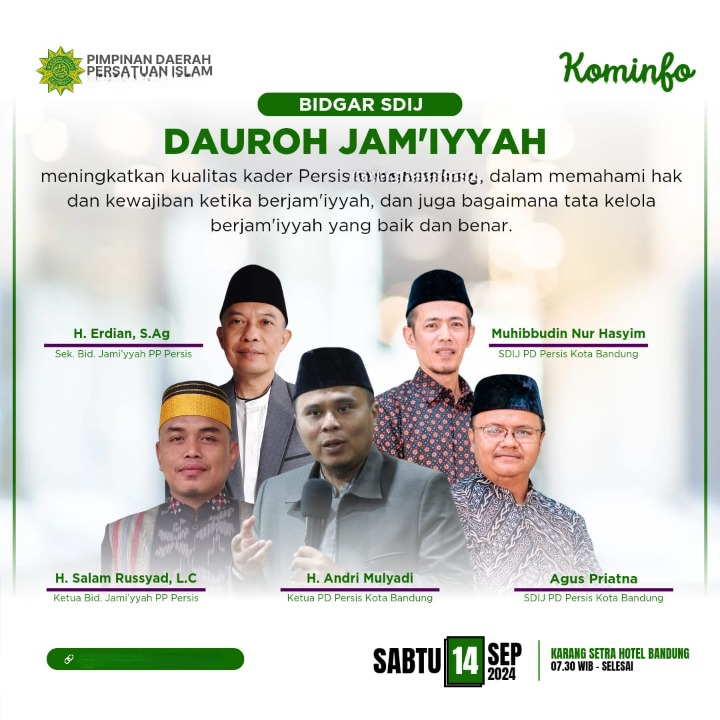 Dauroh Jamiyyah SDIJ PD PERSIS Kabupaten Lima Puluh Kota